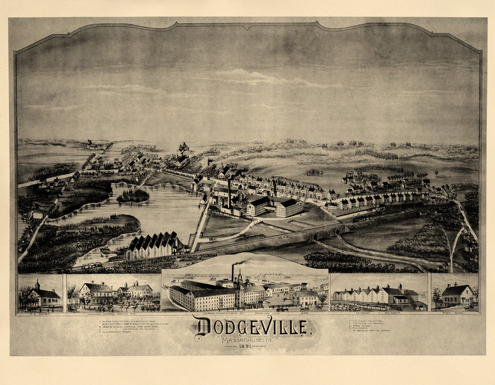 Dodgeville, Massachusetts 1891