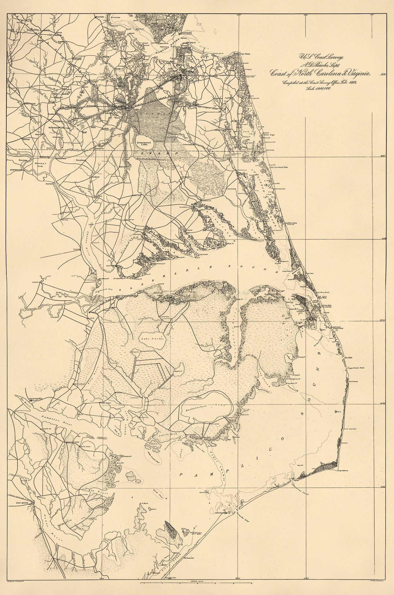 Coast of North Carolina & Virginia 1863