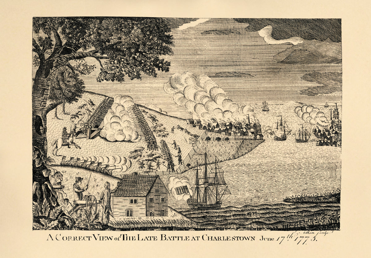 A Correct View of the Late Battle at Charlestown : June 17th, 1775 (Correct View of the Late Battle at Charlestown)