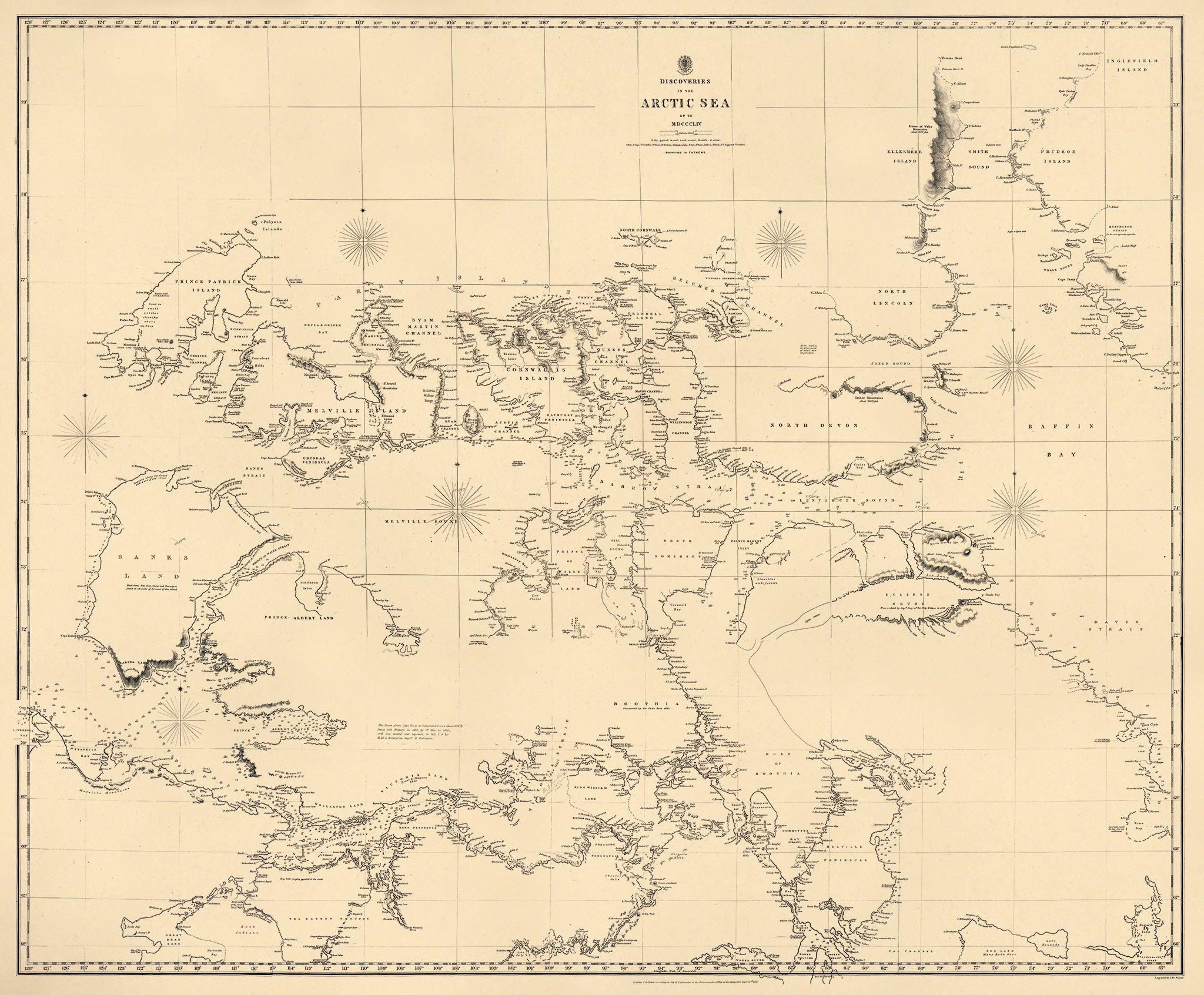 Discoveries In the Arctic Sea Up to MDCCCLIV 1854