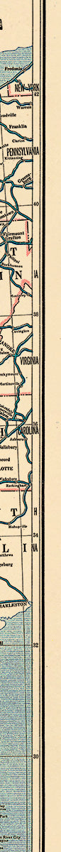 Map of the Dixie Highway. (Map of the Dixie Highway: Showing Every City, Town, Village and Hamlet Throughout Its Entire Length) 1915