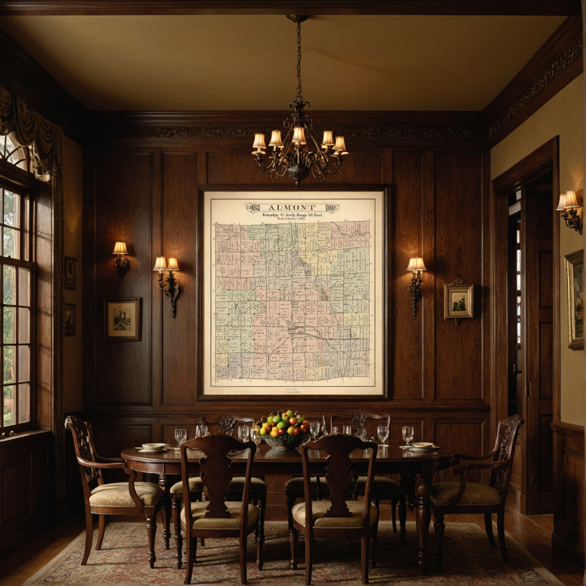 Mockup for Almont from Atlas and Directory of Lapeer County, Michigan 1893