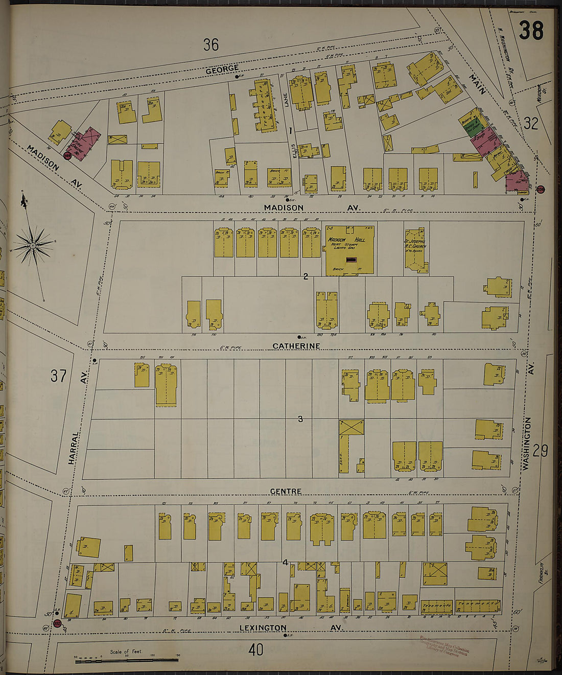 This old map of Bridgeport, Fairfield County, Connecticut was created by Sanborn Map Company in 1898
