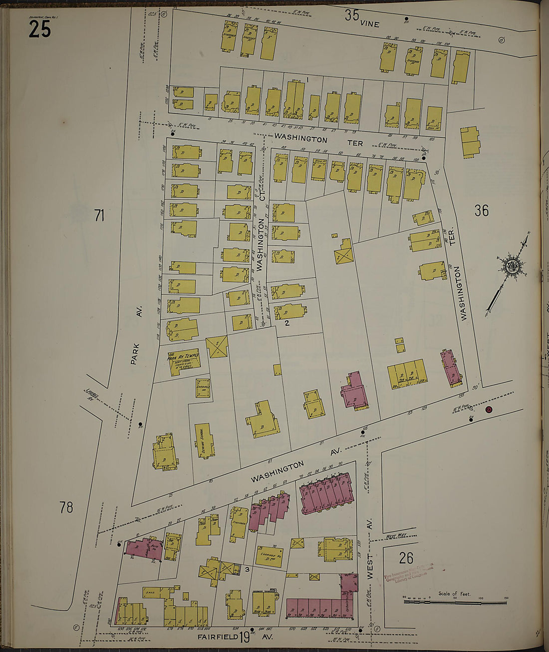 This old map of Bridgeport, Fairfield County, Connecticut was created by Sanborn Map Company in 1913