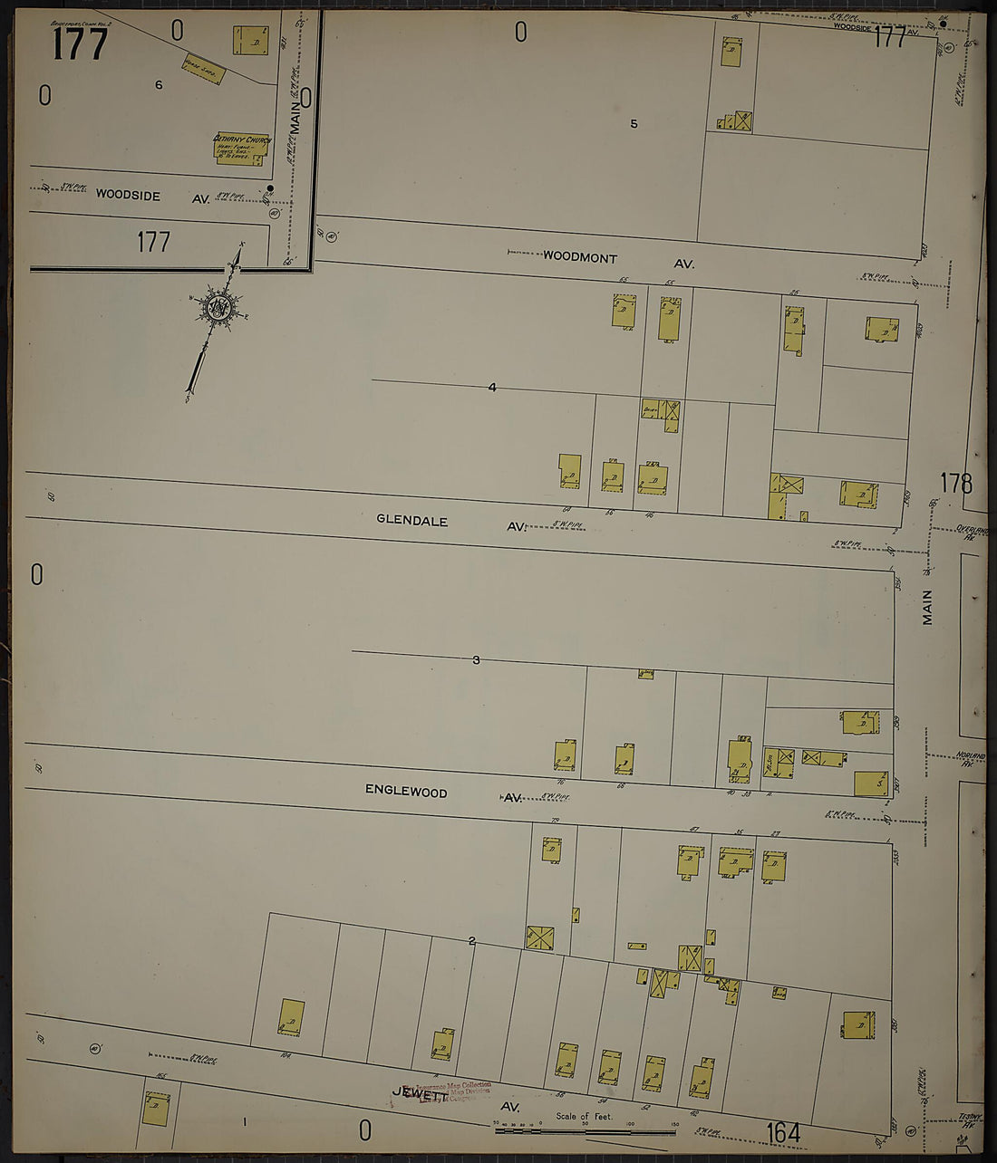 This old map of Bridgeport, Fairfield County, Connecticut was created by Sanborn Map Company in 1913