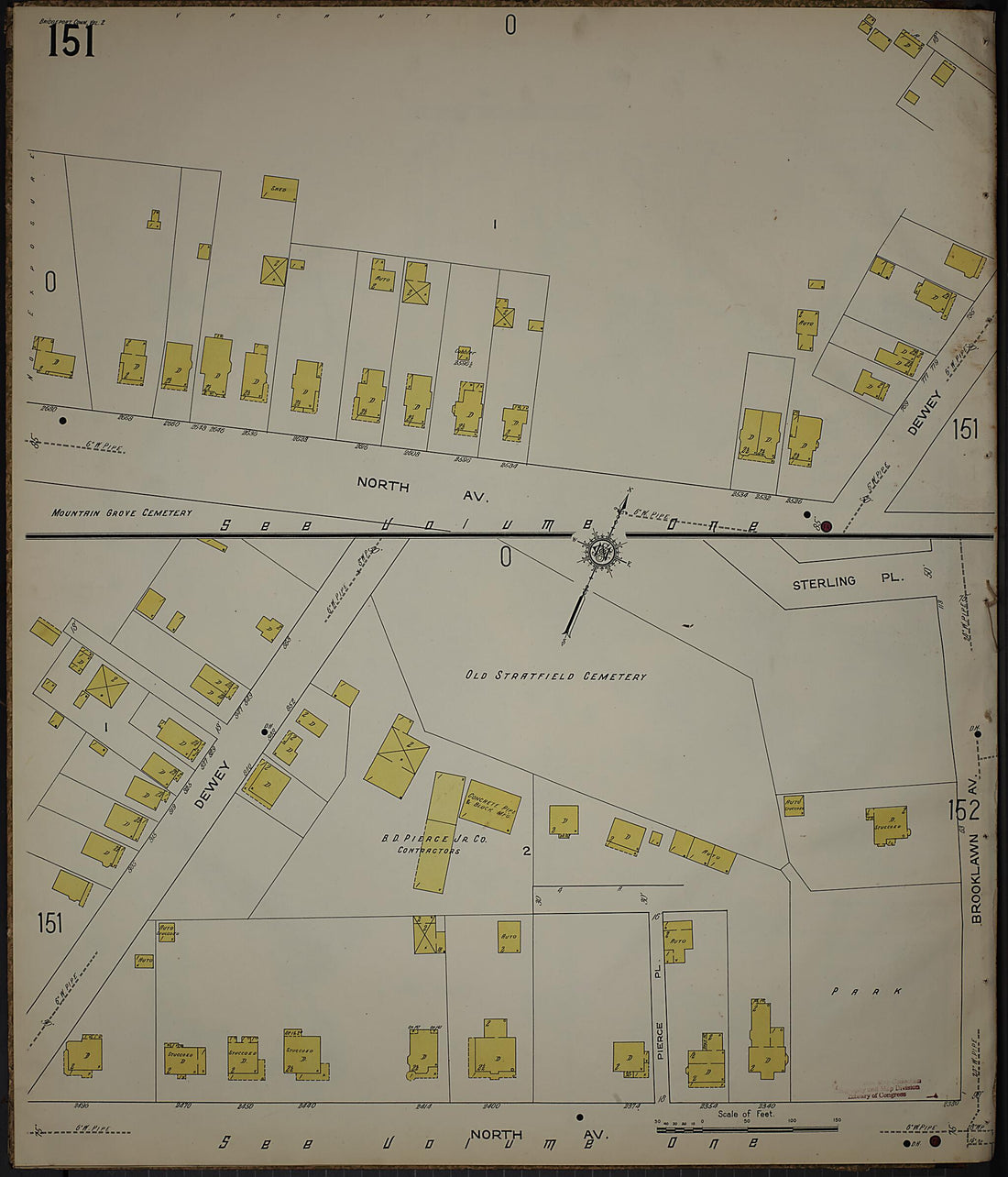 This old map of Bridgeport, Fairfield County, Connecticut was created by Sanborn Map Company in 1913