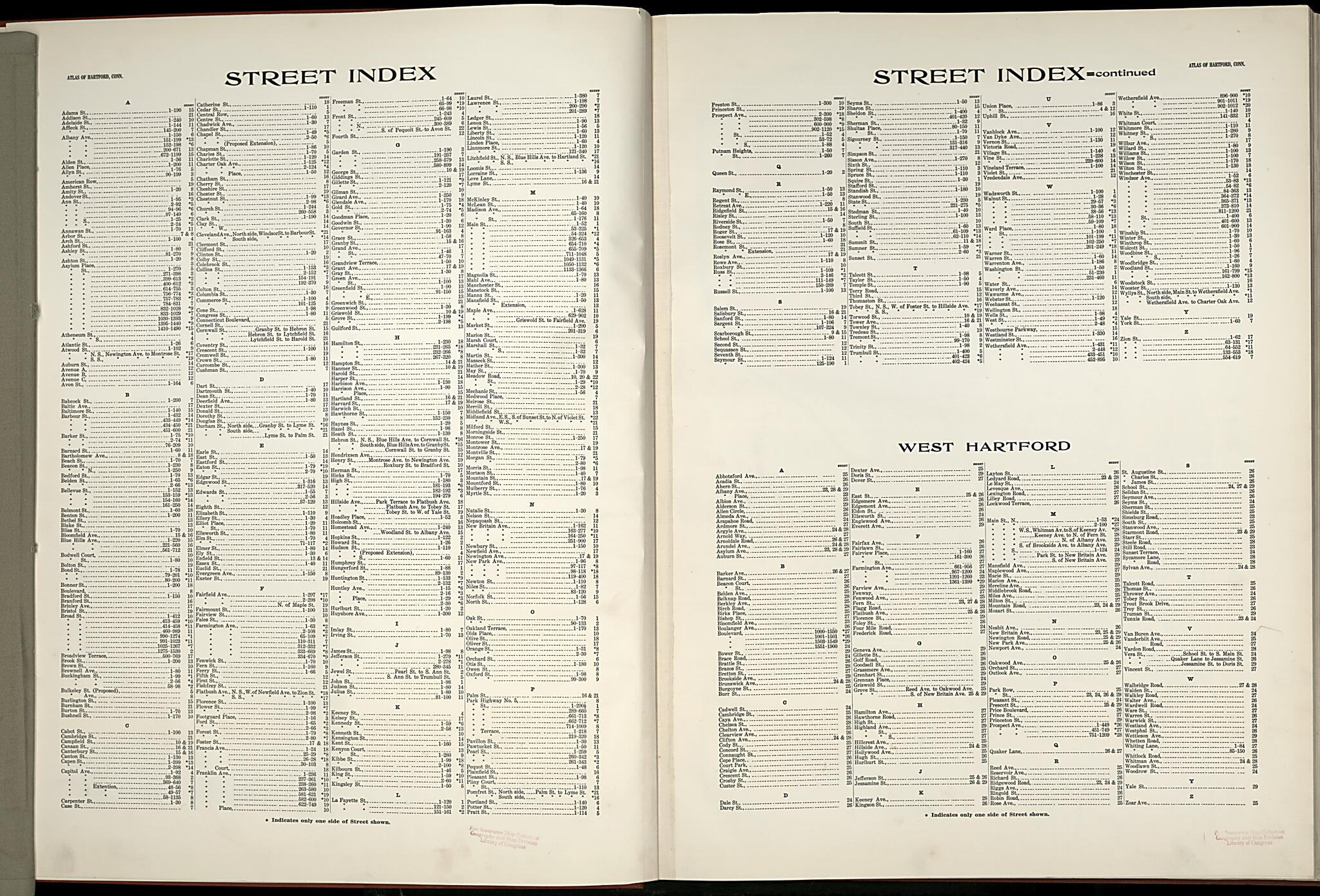 Hartford, Hartford County, Connecticut 1917 (Sheet 2) by Relic Map Company