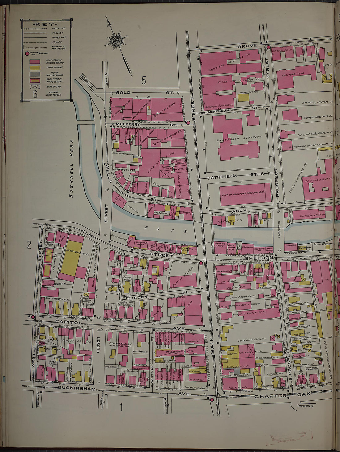 This old map of West Hartford, Hartford County, Connecticut was created by Sanborn Map Company in 1920