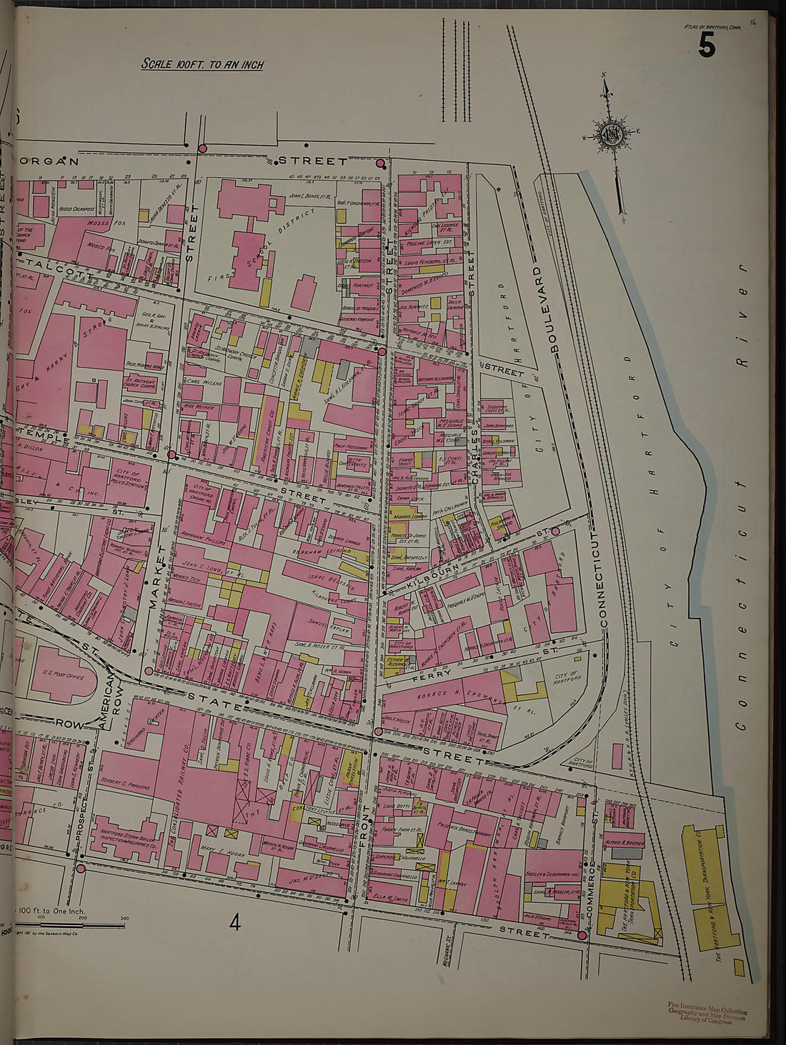 This old map of West Hartford, Hartford County, Connecticut was created by Sanborn Map Company in 1920