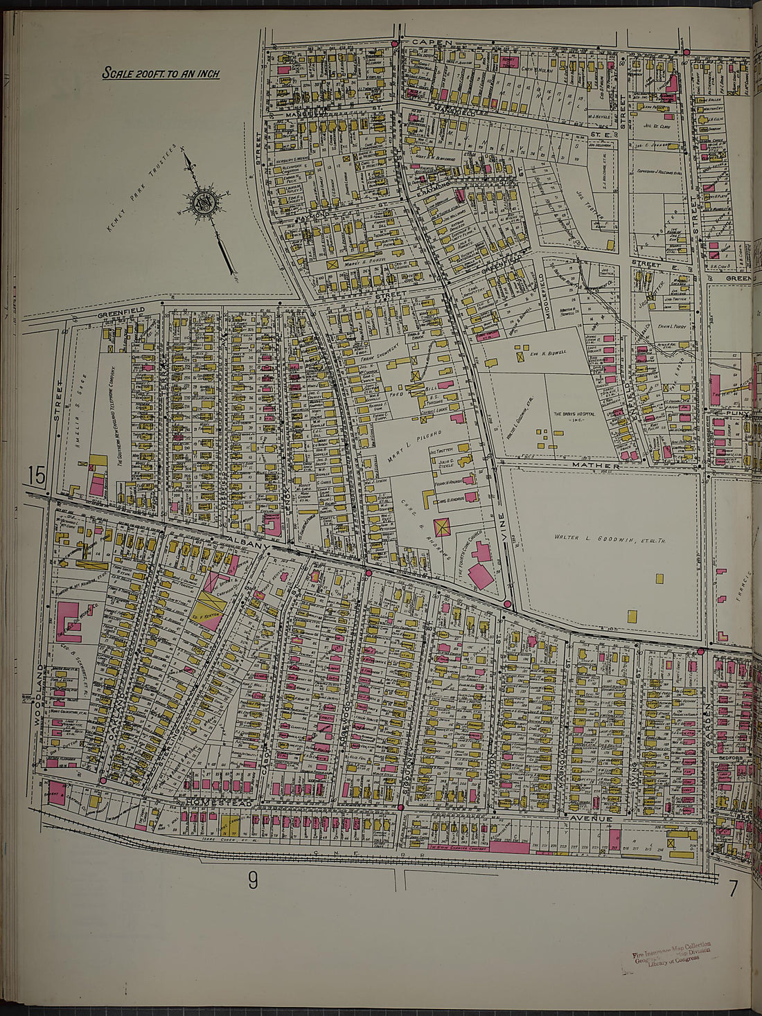 This old map of West Hartford, Hartford County, Connecticut was created by Sanborn Map Company in 1920