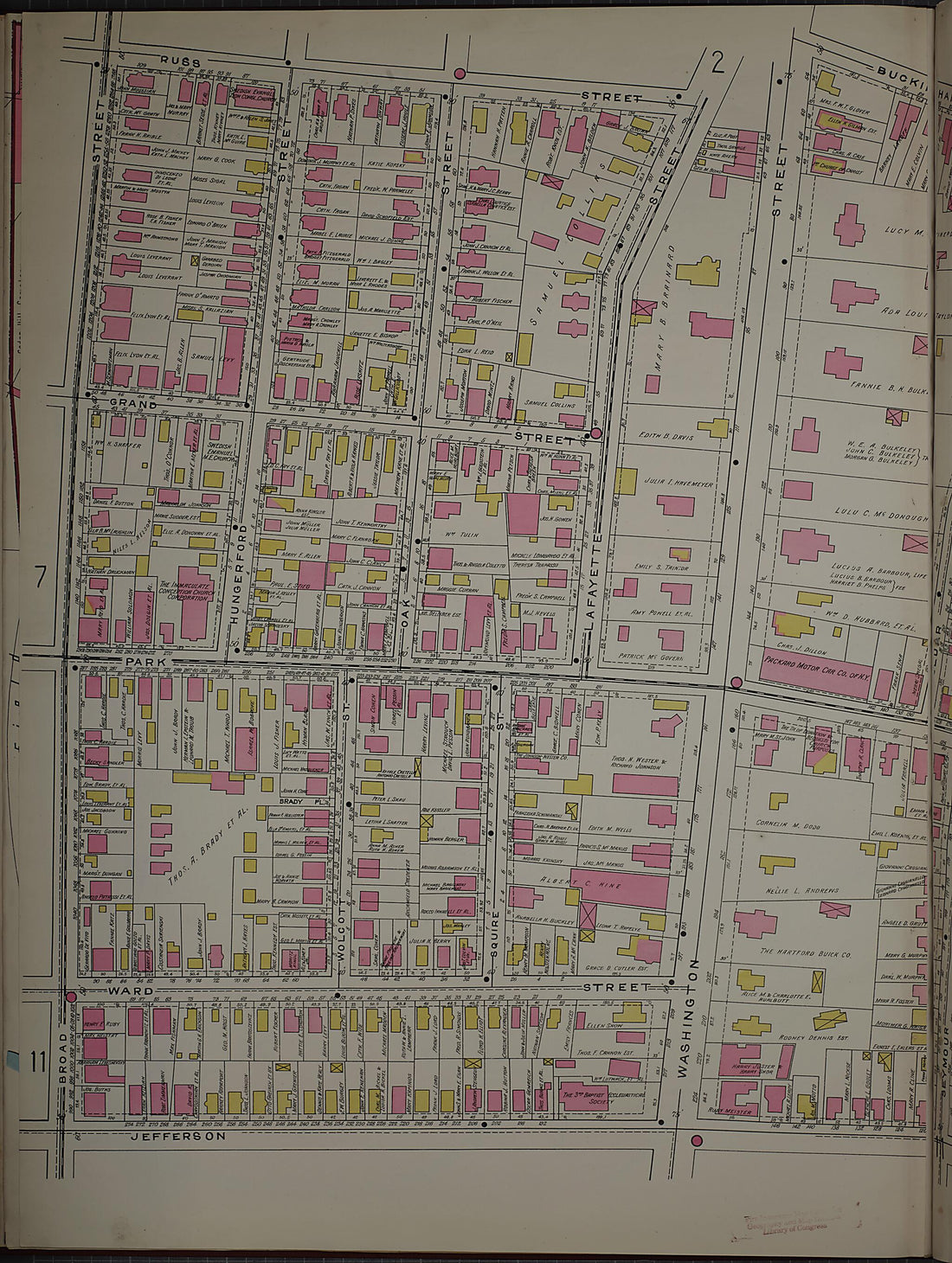 This old map of West Hartford, Hartford County, Connecticut was created by Sanborn Map Company in 1920
