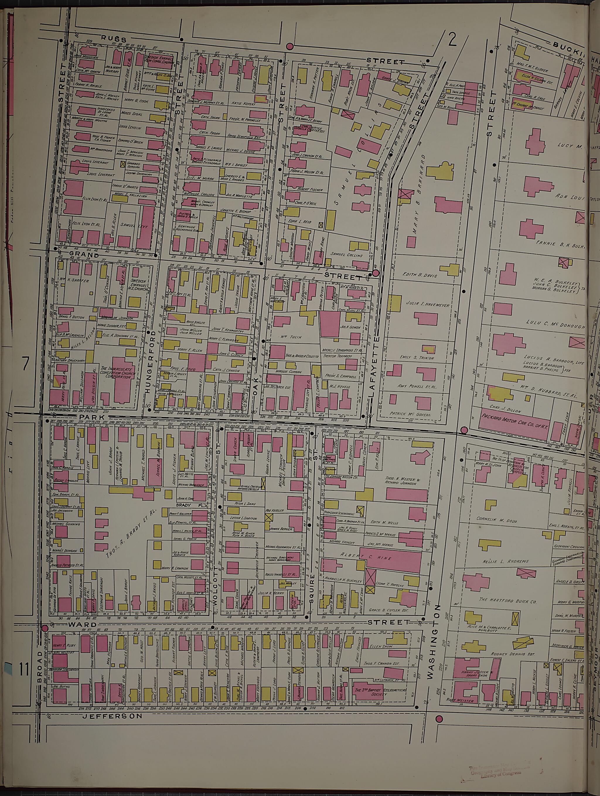 This old map of West Hartford, Hartford County, Connecticut was created by Sanborn Map Company in 1920