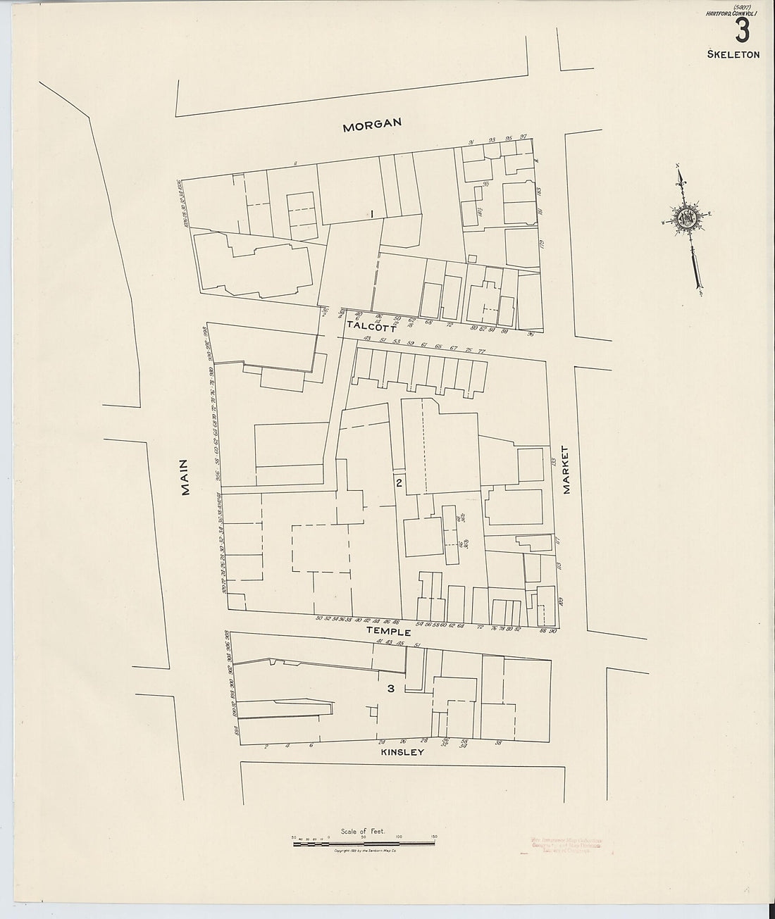 This old map of West Hartford, Hartford County, Connecticut was created by Sanborn Map Company in 1922
