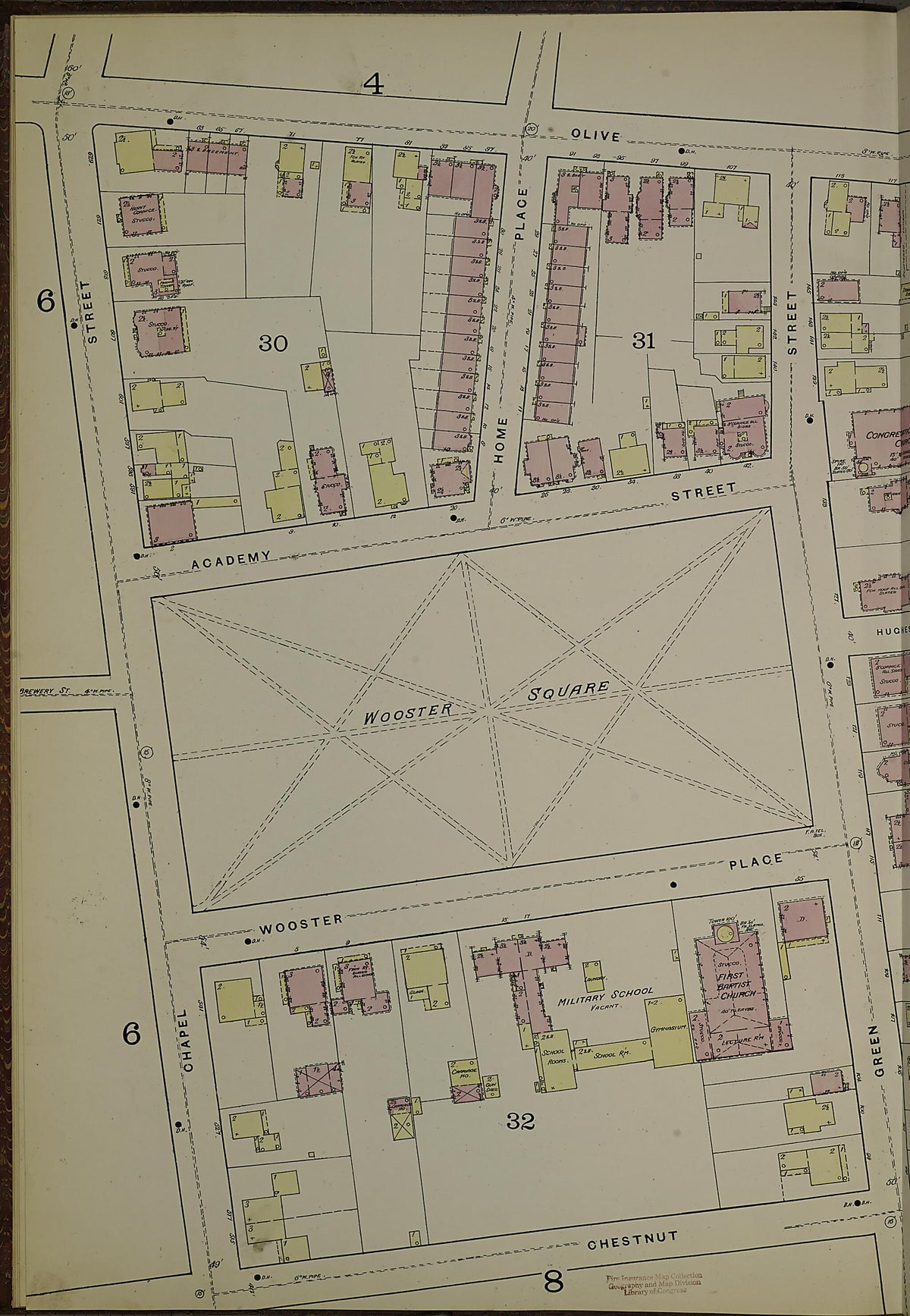 New Haven, New Haven County, Connecticut 1886 (Sheet 11) by Relic Map Company