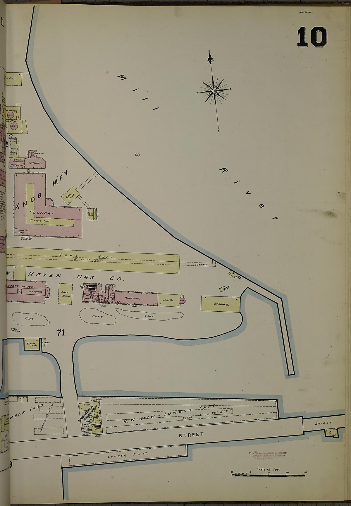 New Haven, New Haven County, Connecticut 1886 (Sheet 22) by Relic Map Company