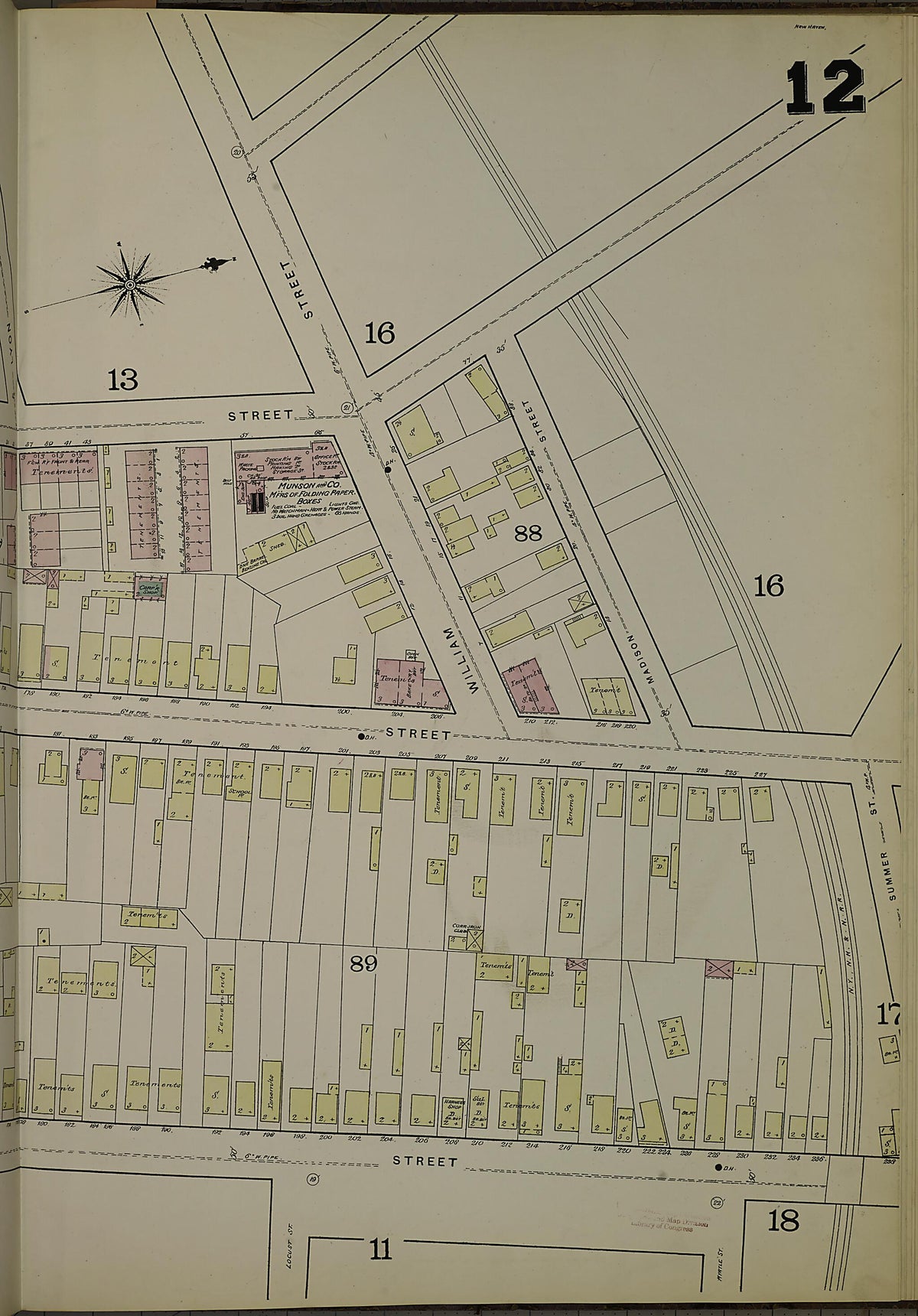 New Haven, New Haven County, Connecticut 1886 (Sheet 26) by Relic Map Company