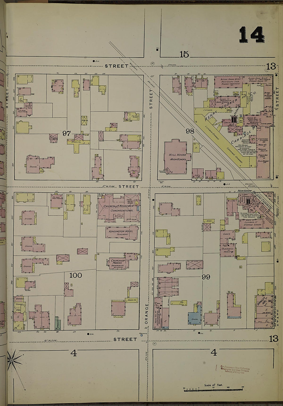 New Haven, New Haven County, Connecticut 1886 (Sheet 30) by Relic Map Company