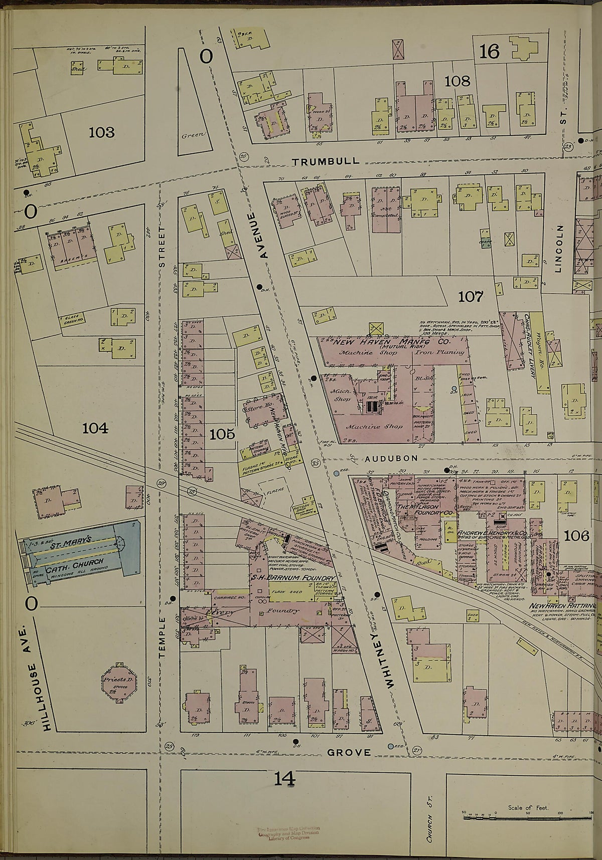 New Haven, New Haven County, Connecticut 1886 (Sheet 31) by Relic Map Company