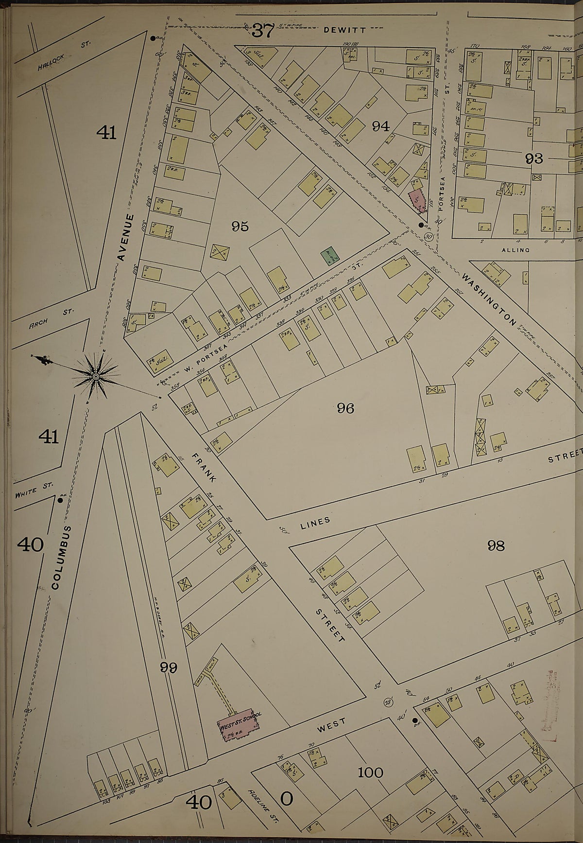 New Haven, New Haven County, Connecticut 1886 (Sheet 21) by Relic Map Company