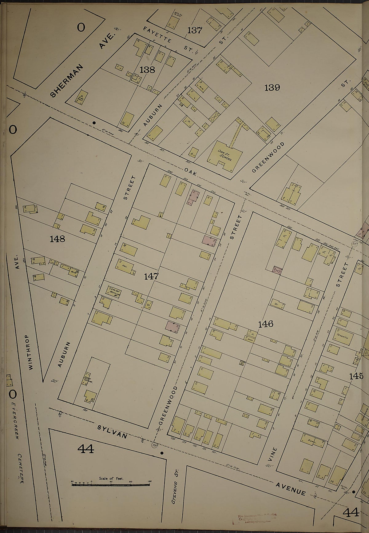 New Haven, New Haven County, Connecticut 1886 (Sheet 33) by Relic Map Company
