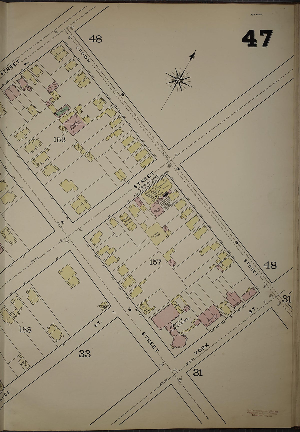 New Haven, New Haven County, Connecticut 1886 (Sheet 38) by Relic Map Company