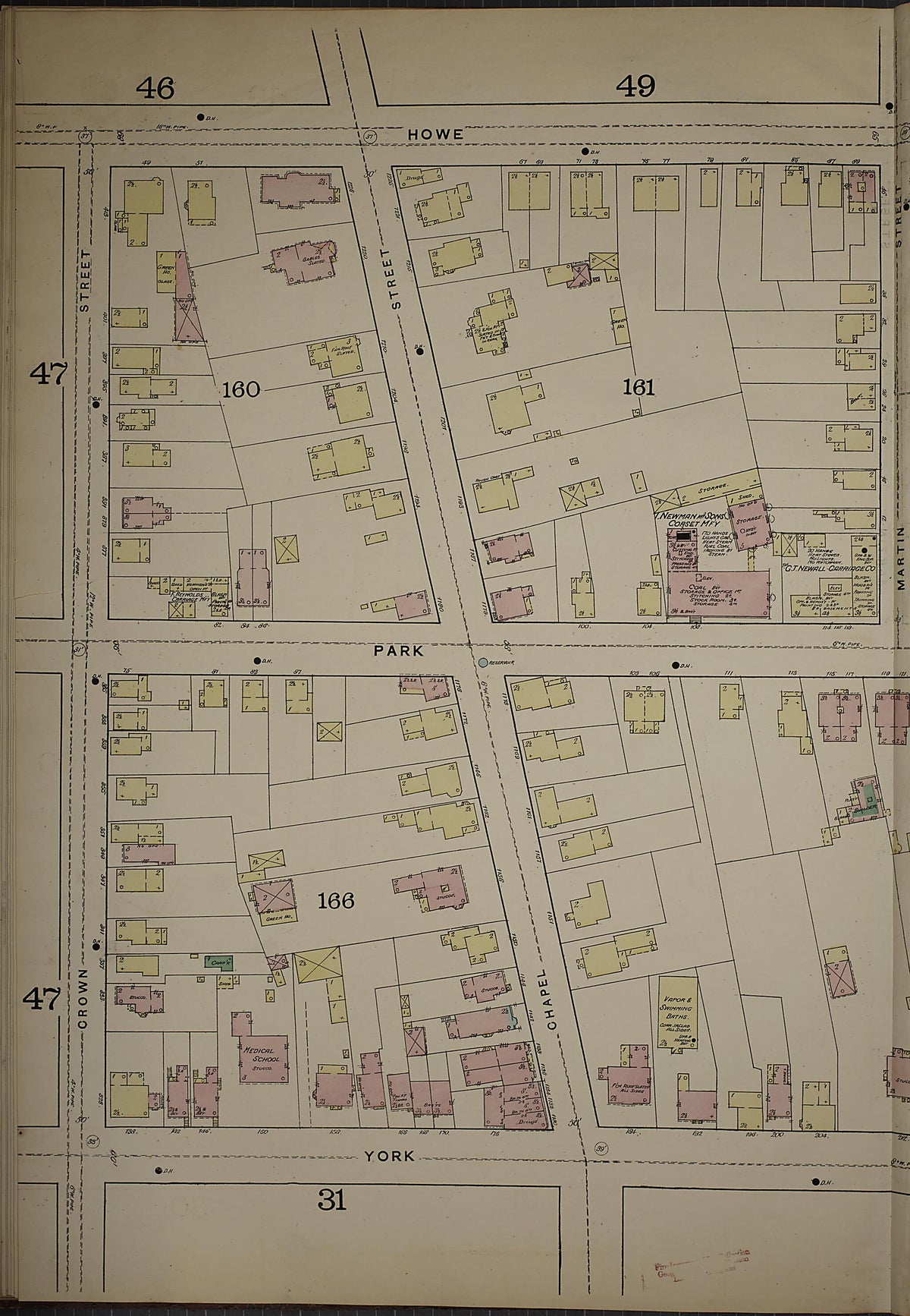New Haven, New Haven County, Connecticut 1886 (Sheet 39) by Relic Map Company
