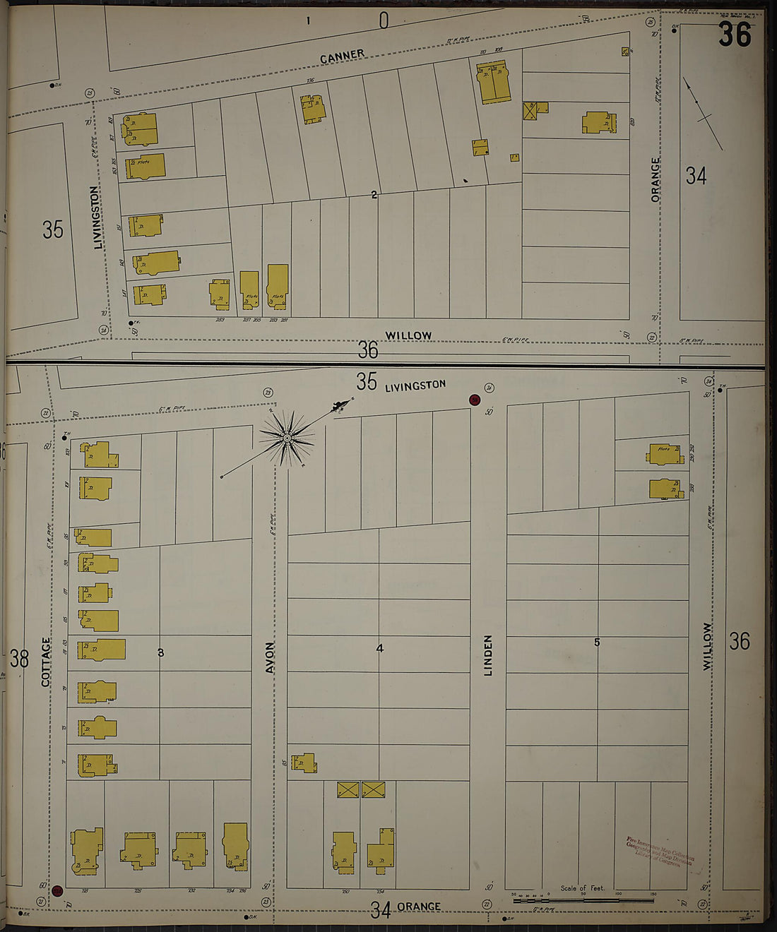 This old map of New Haven, New Haven County, Connecticut was created by Sanborn Map Company in 1901