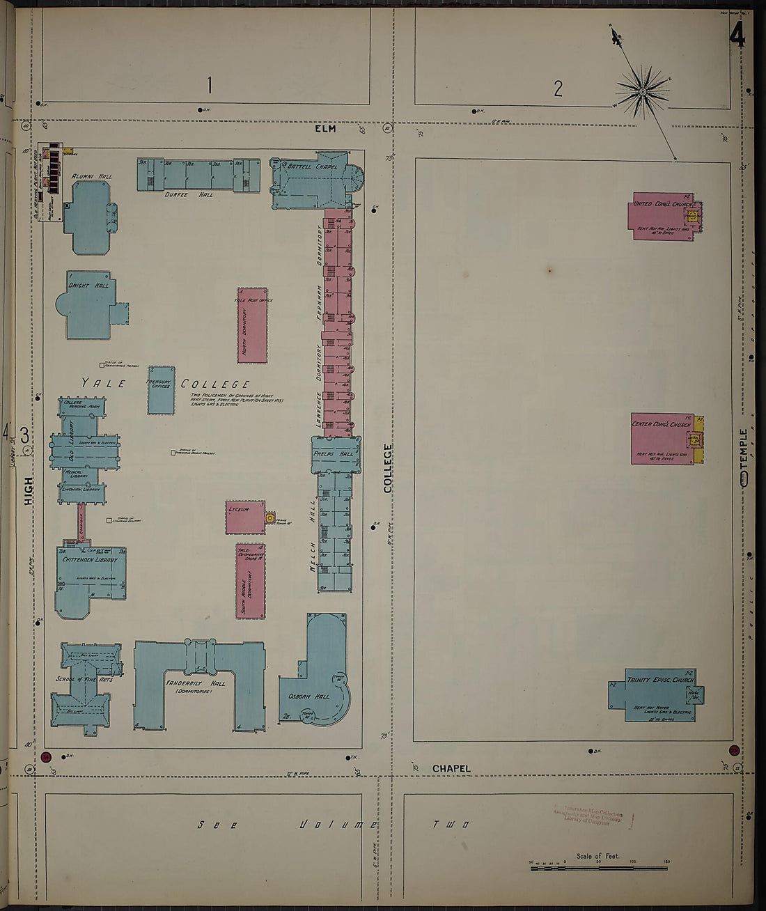 This old map of New Haven, New Haven County, Connecticut was created by Sanborn Map Company in 1901
