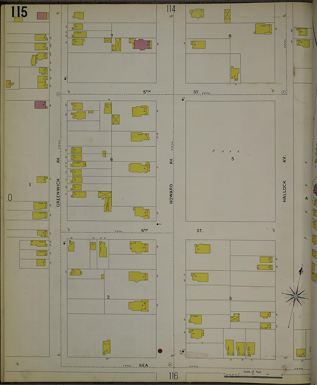 This old map of New Haven, New Haven County, Connecticut was created by Sanborn Map Company in 1901