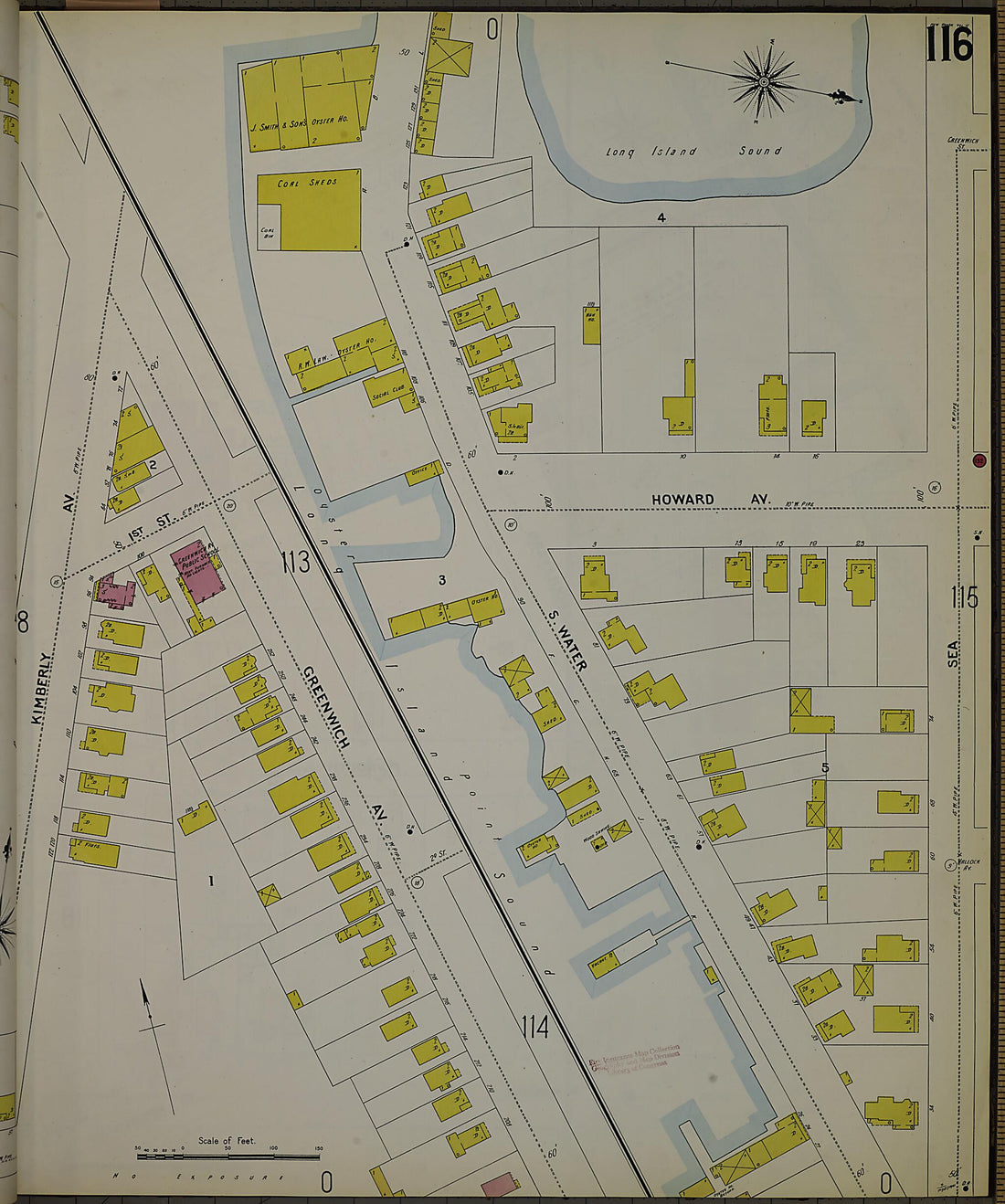 This old map of New Haven, New Haven County, Connecticut was created by Sanborn Map Company in 1901