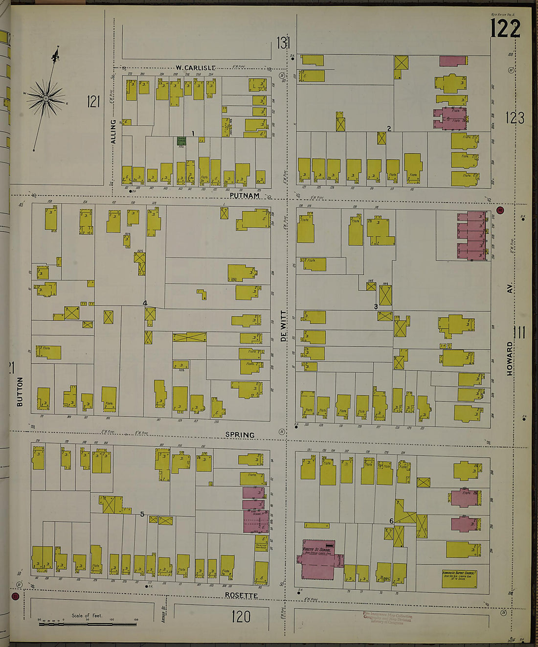 This old map of New Haven, New Haven County, Connecticut was created by Sanborn Map Company in 1901