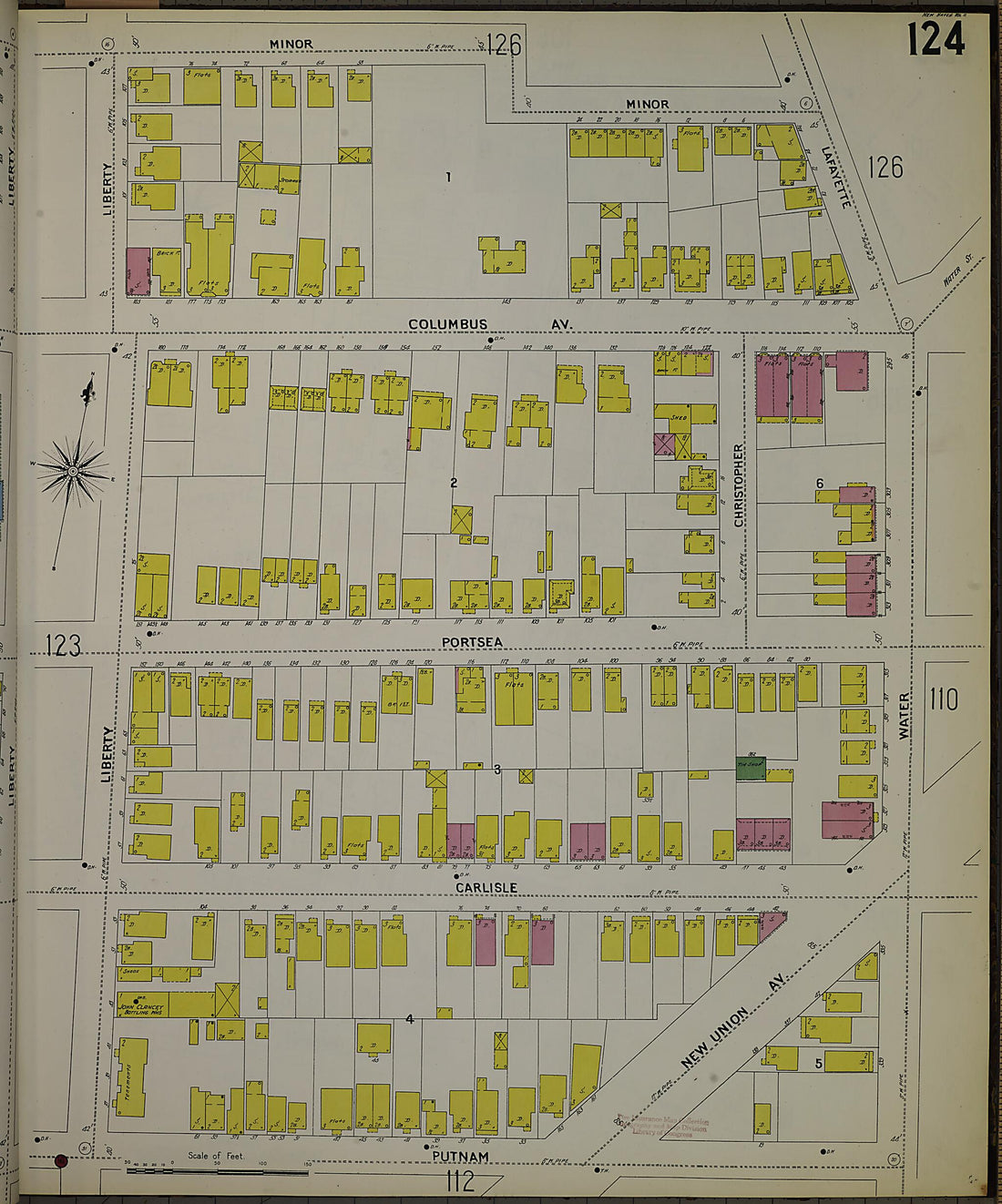 This old map of New Haven, New Haven County, Connecticut was created by Sanborn Map Company in 1901