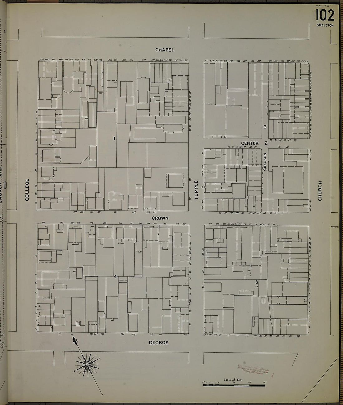 This old map of New Haven, New Haven County, Connecticut was created by Sanborn Map Company in 1901