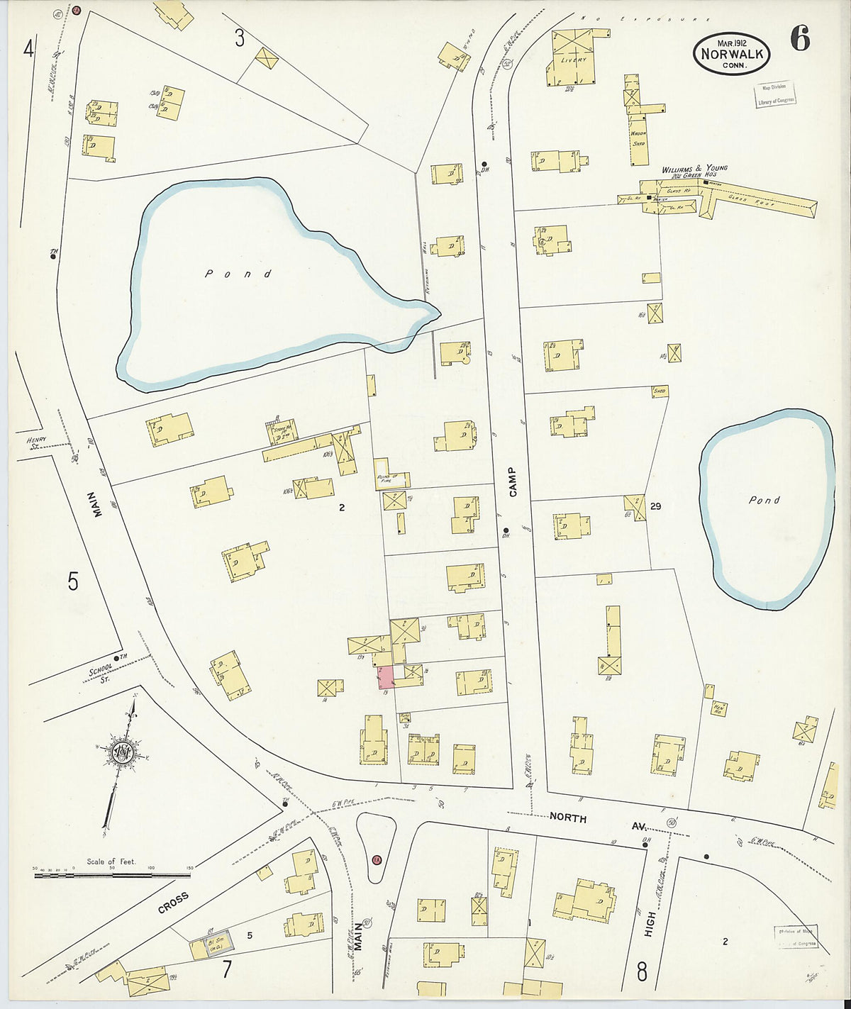 Norwalk, Fairfield County, Connecticut 1912 (Sheet 6 of 18) by Relic Map Company