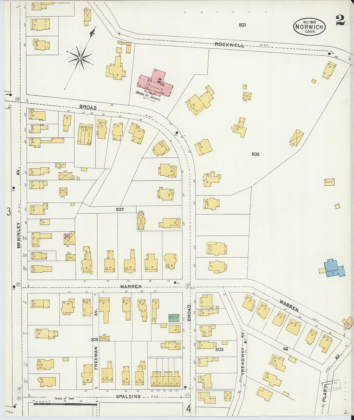 Norwich, New London County, Connecticut 1903 (Sheet 2 of 26) by Relic Map Company