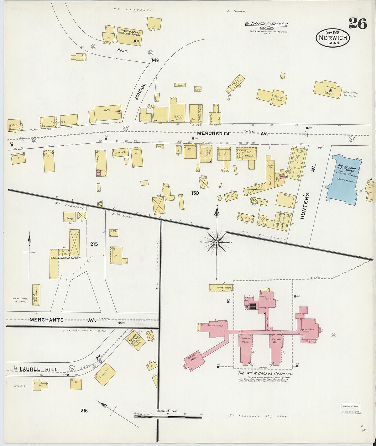 Norwich, New London County, Connecticut 1903 (Sheet 26 of 26) by Relic Map Company