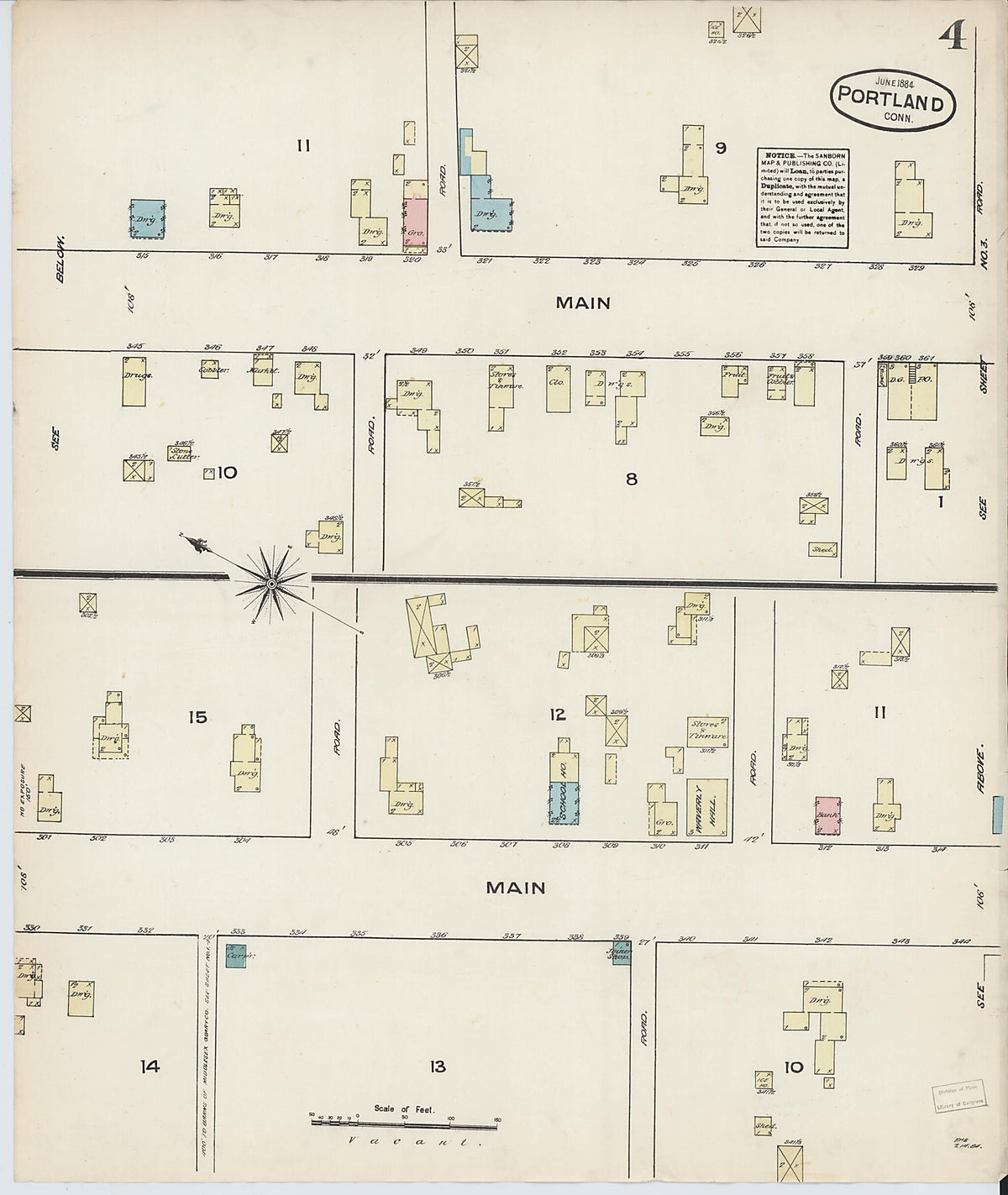 Portland, Middlesex County, Connecticut 1884 (Sheet 4 of 4) by Relic Map Company