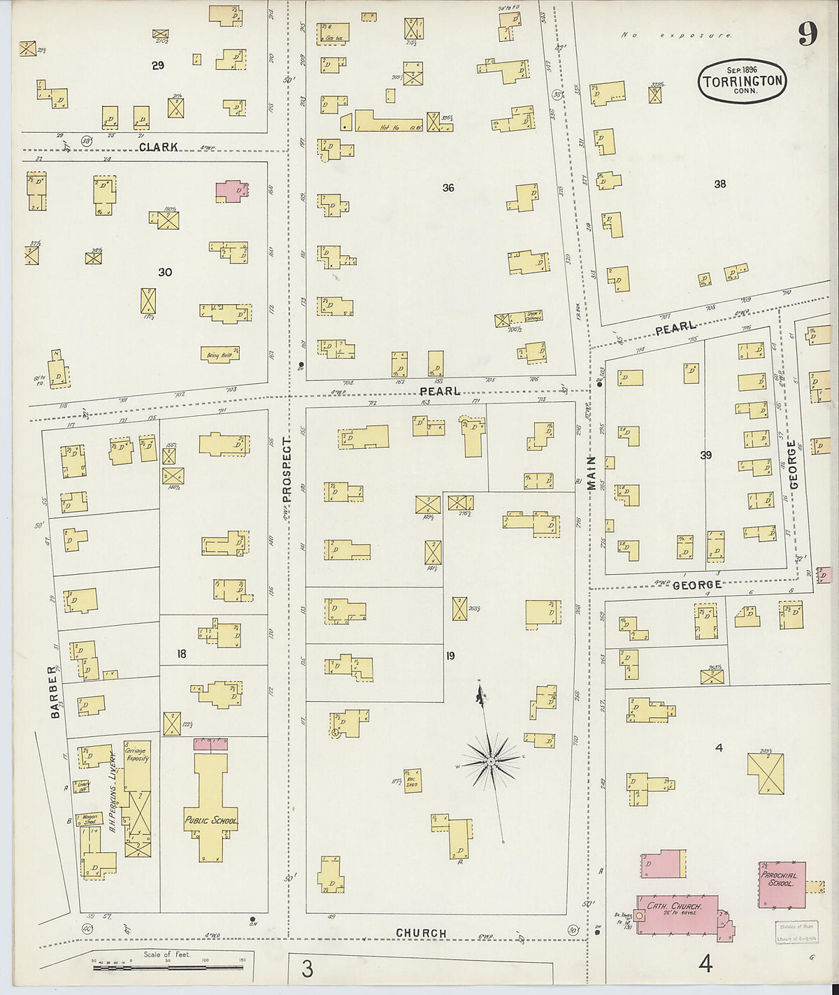 Torrington, Litchfield County, Connecticut 1896 (Sheet 9 of 9) by Relic Map Company