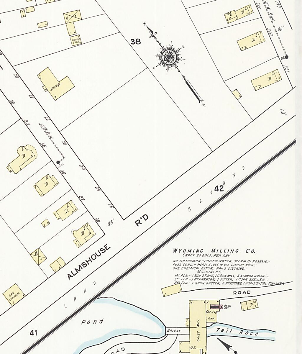 This old map of Camden, Kent County, Wyoming was created by Sanborn Map Company in 1919