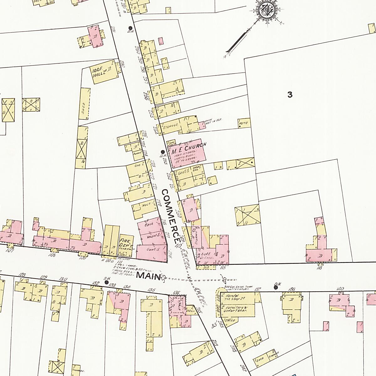 This old map of Camden, Kent County, Wyoming was created by Sanborn Map Company in 1919