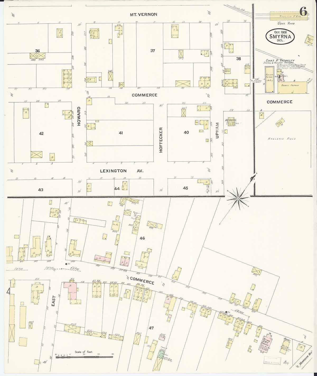 Smyrna, Kent County, Delaware 1908 (Sheet 6 of 6) by Relic Map Company