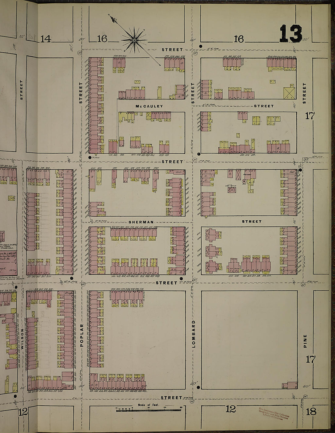 This old map of Wilmington, New Castle County, Delaware was created by Sanborn Map Company in 1884