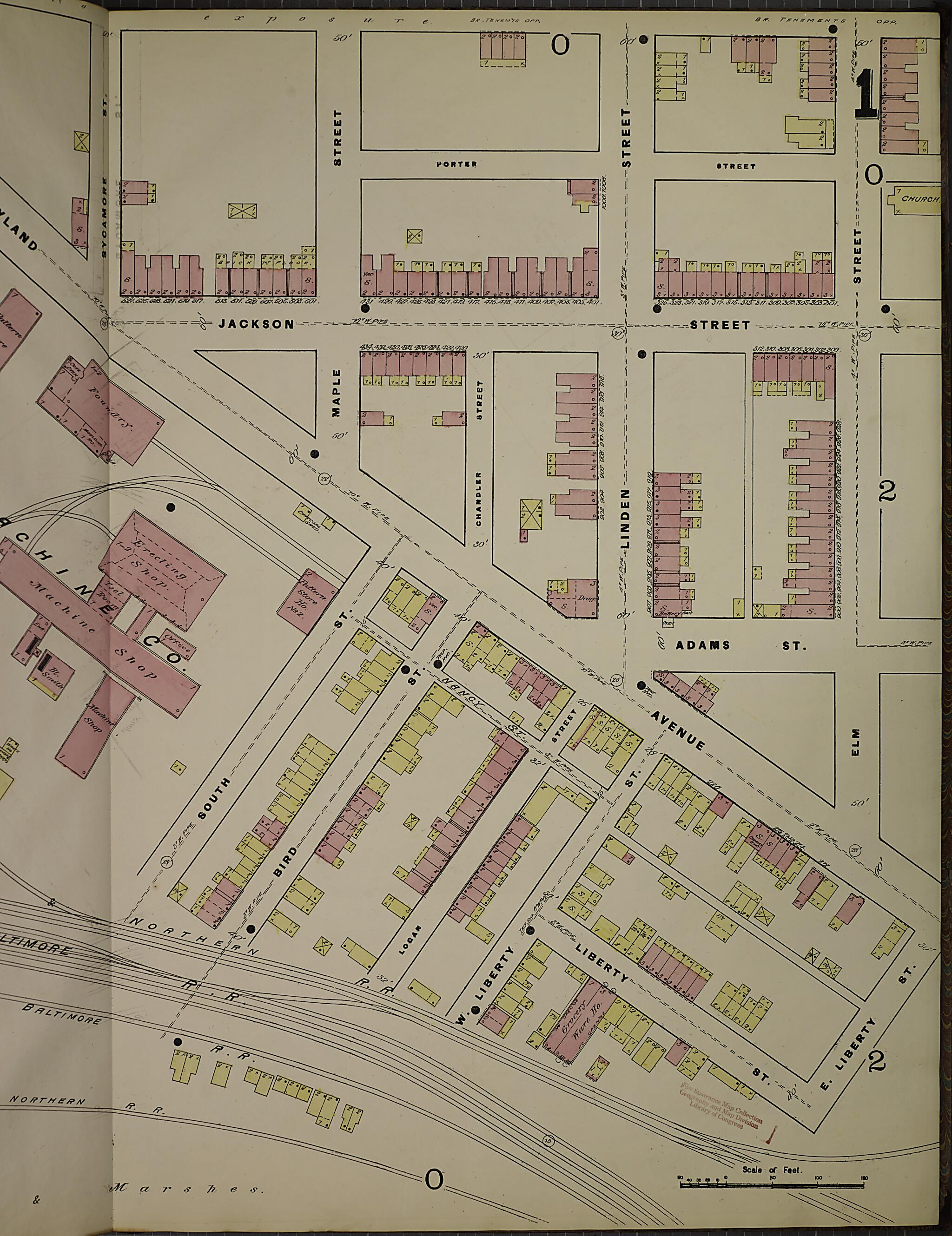 This old map of Wilmington, New Castle County, Delaware was created by Sanborn Map Company in 1884