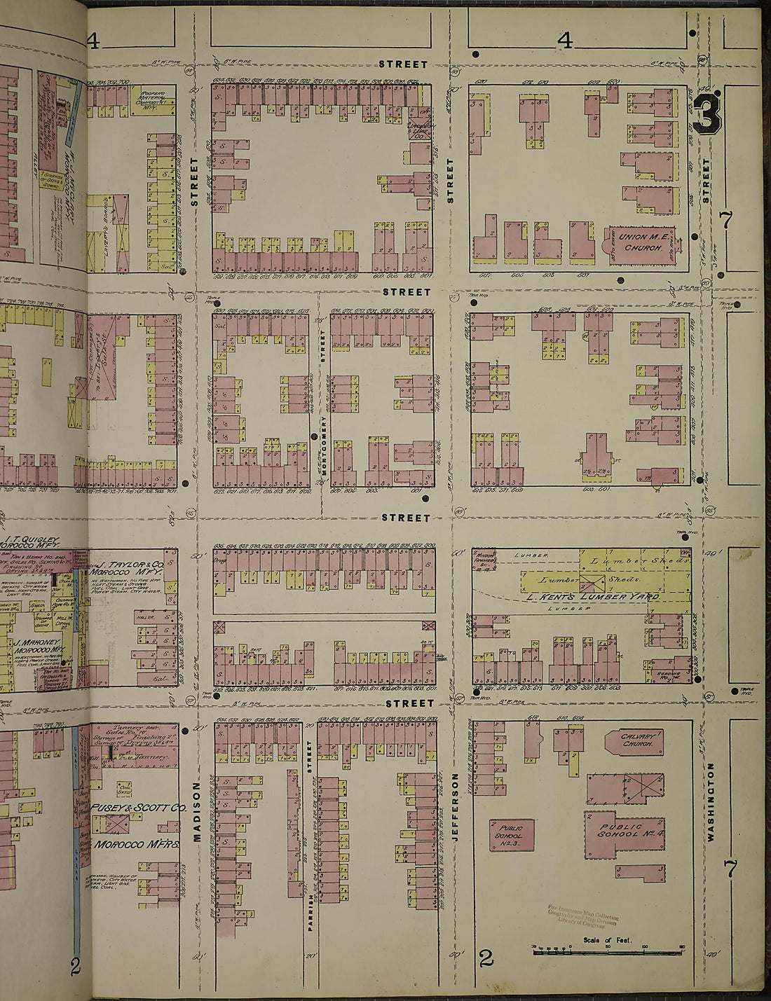 This old map of Wilmington, New Castle County, Delaware was created by Sanborn Map Company in 1884