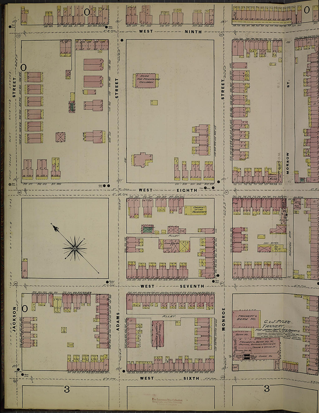 This old map of Wilmington, New Castle County, Delaware was created by Sanborn Map Company in 1884