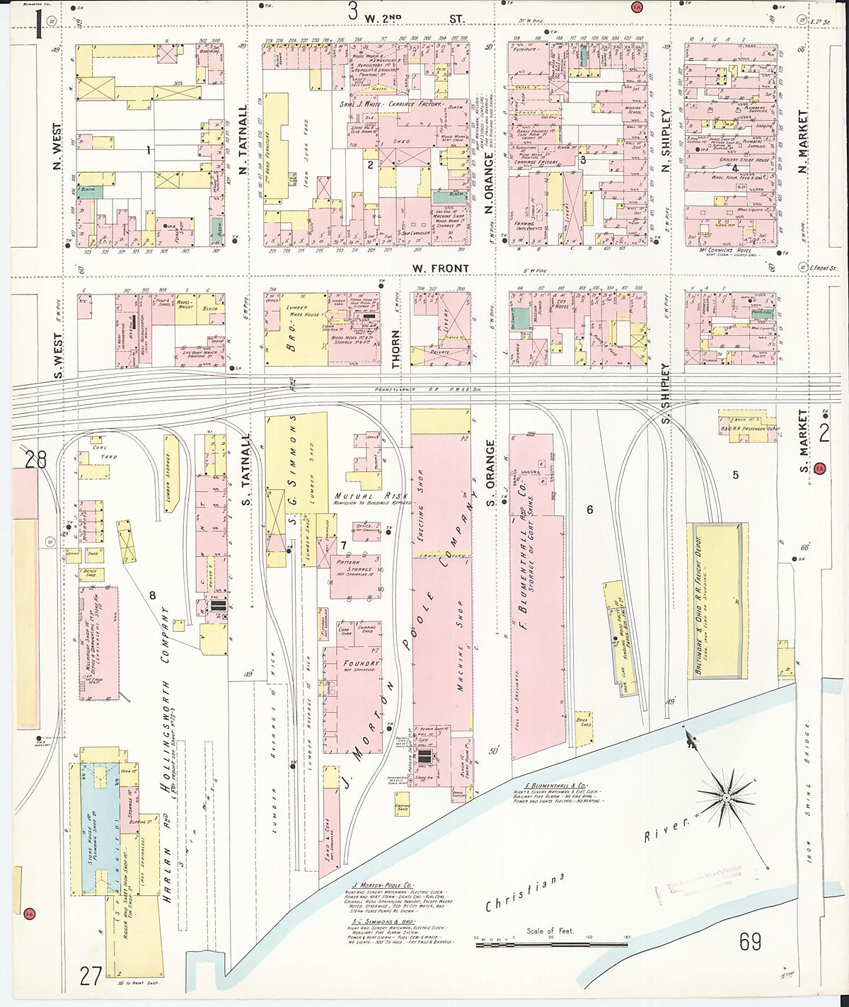 Wilmington, New Castle County, Delaware 1901 (Sheet 2 of 80) by Relic Map Company