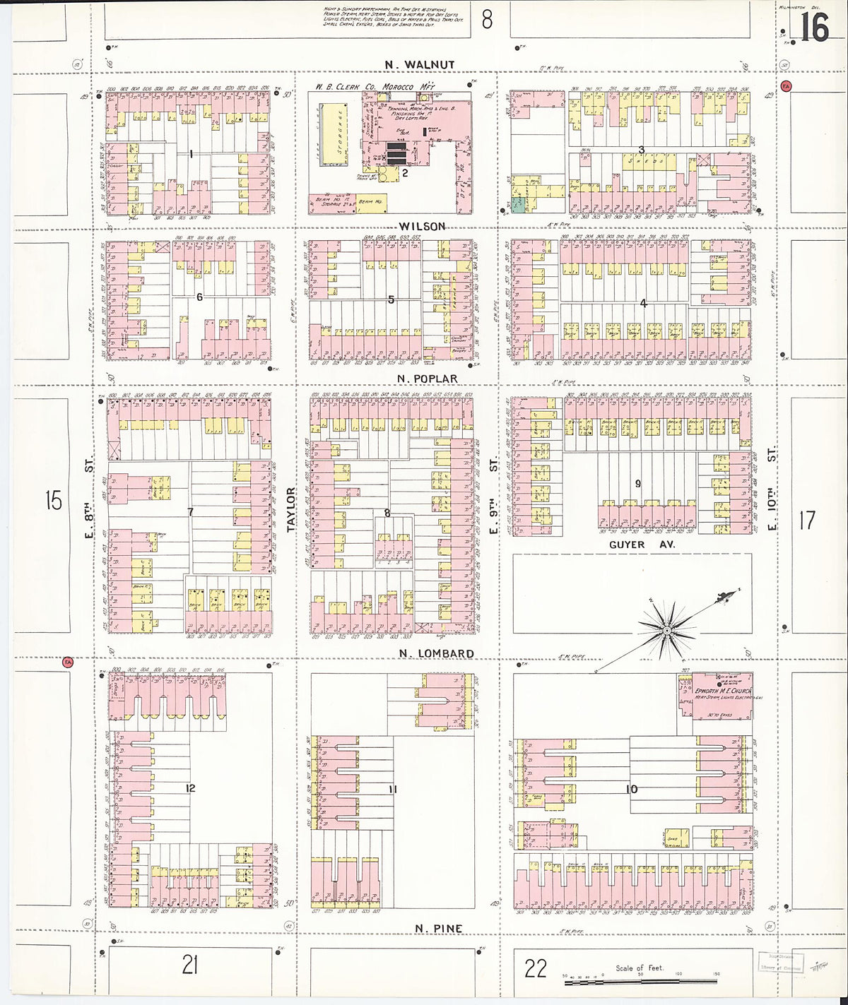 Wilmington, New Castle County, Delaware 1901 (Sheet 23 of 80) by Relic Map Company