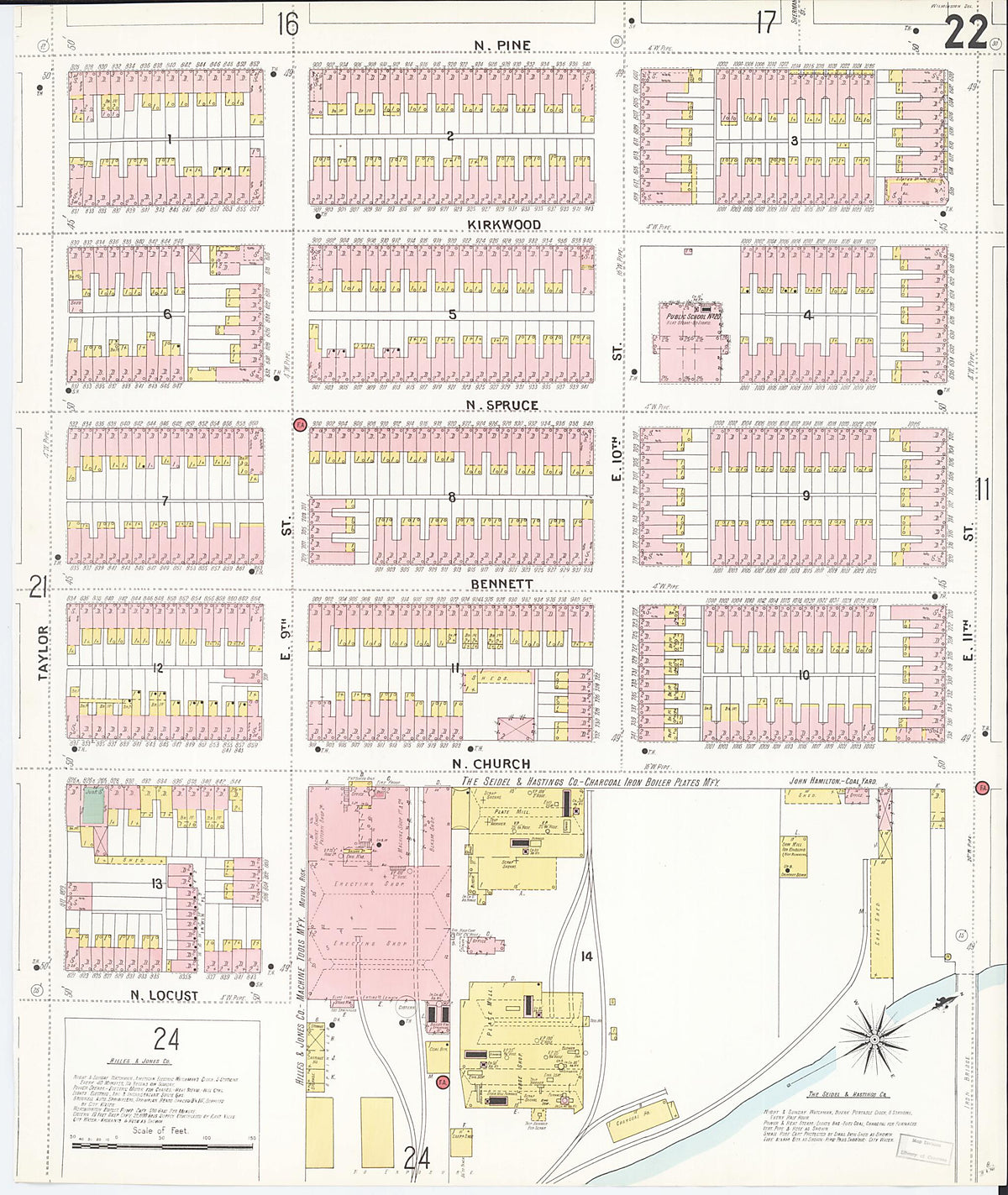 Wilmington, New Castle County, Delaware 1901 (Sheet 29 of 80) by Relic Map Company