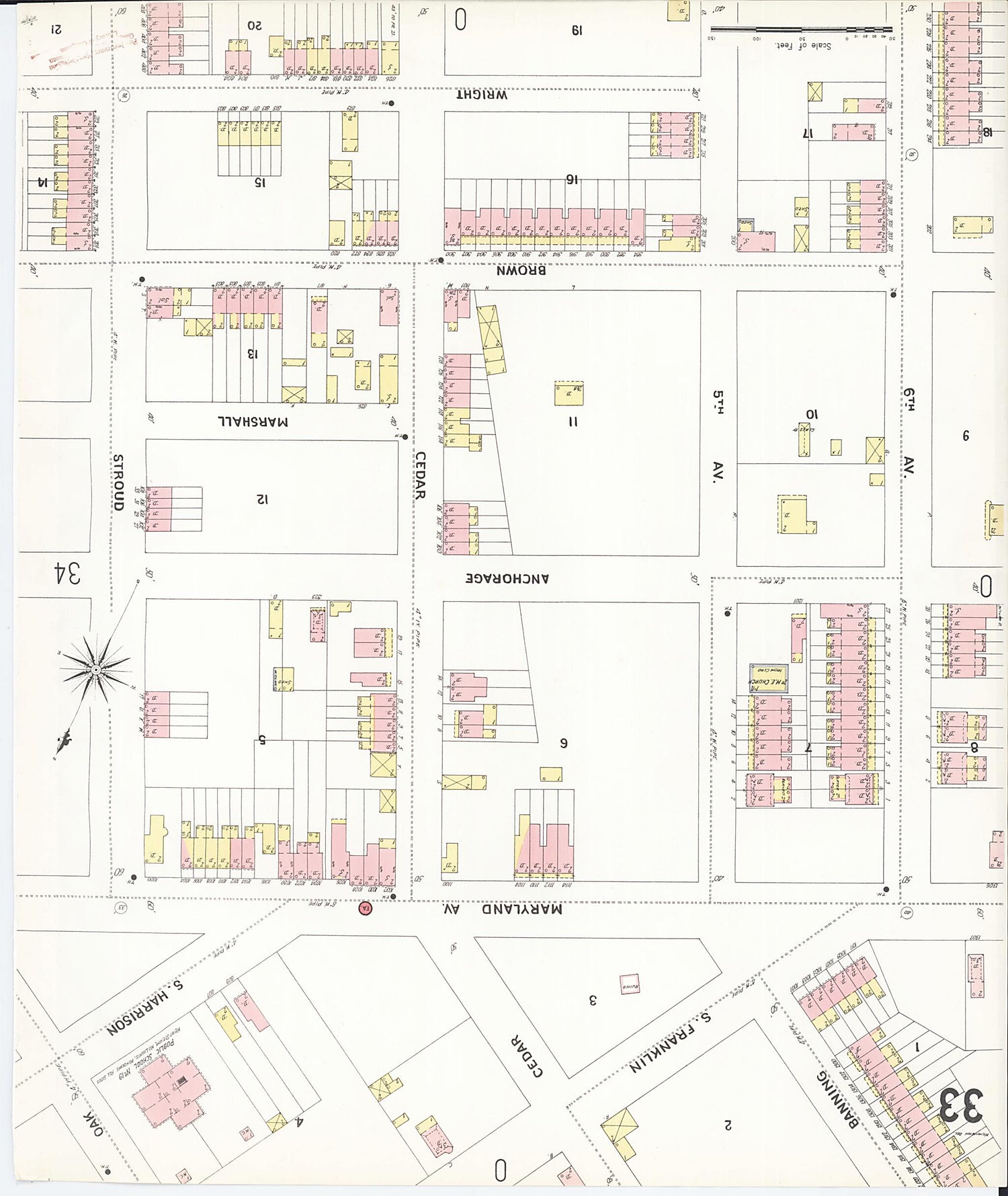 This old map of Wilmington, New Castle County, Delaware was created by Sanborn Map Company in 1901