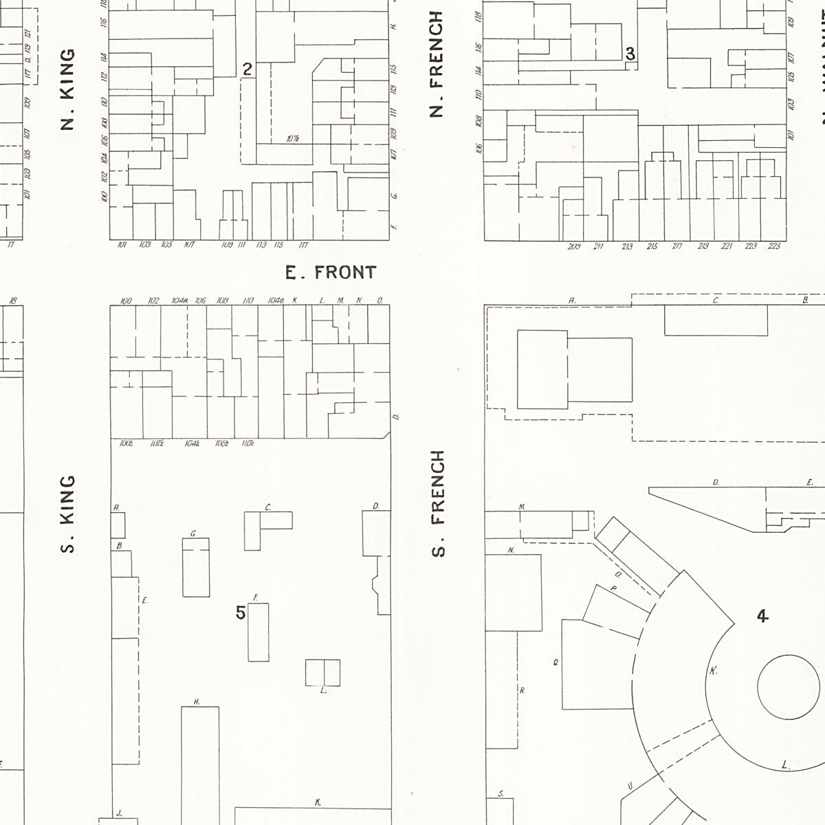 This old map of Wilmington, New Castle County, Delaware was created by Sanborn Map Company in 1901